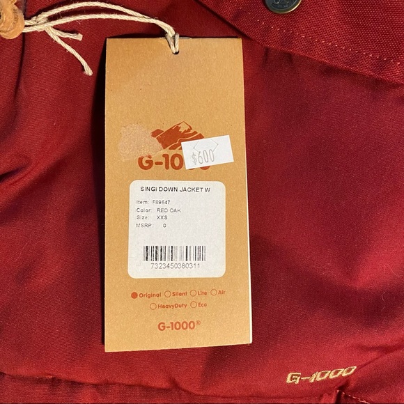 Fjallraven Singi Down Jacket — Red Oak - Picture 4 of 4